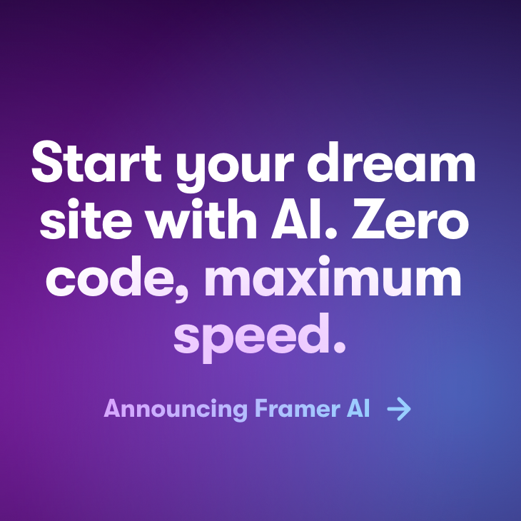 framer AI